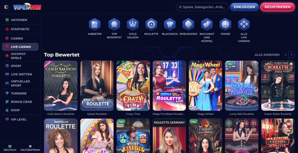 viperwin live casino